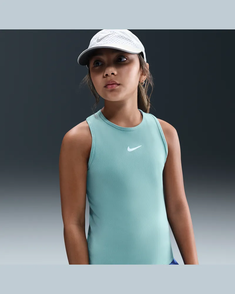 Nike Victory Dri-FIT Tennis-Tanktop für ältere Kinder (Mädchen) - Grün Grün