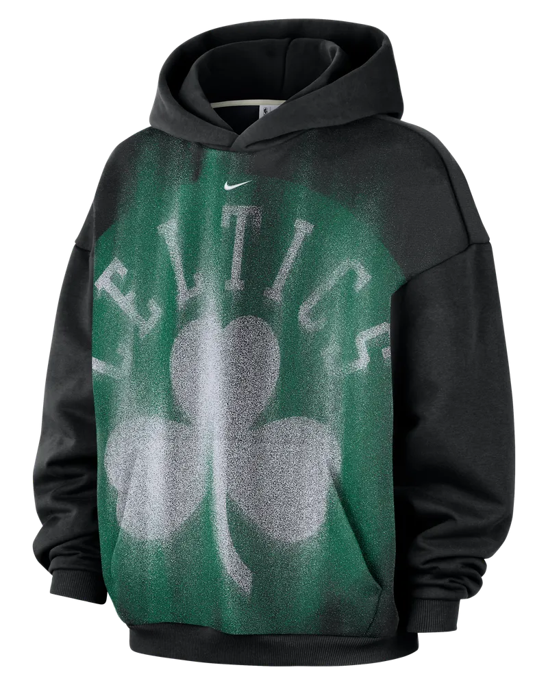 Nike Boston Celtics Standard Issue Fleece Basketball-Hoodie (Herren) - Schwarz Schwarz