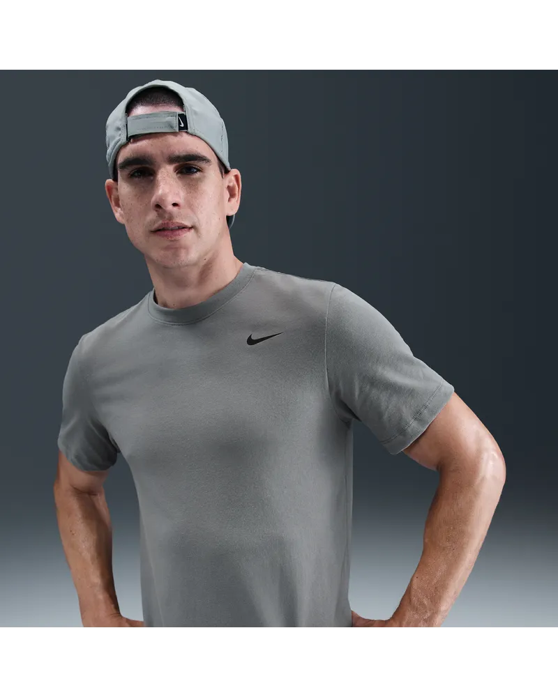 Nike Dri-FIT Fitness-T-Shirt für Herren - Grau Grau