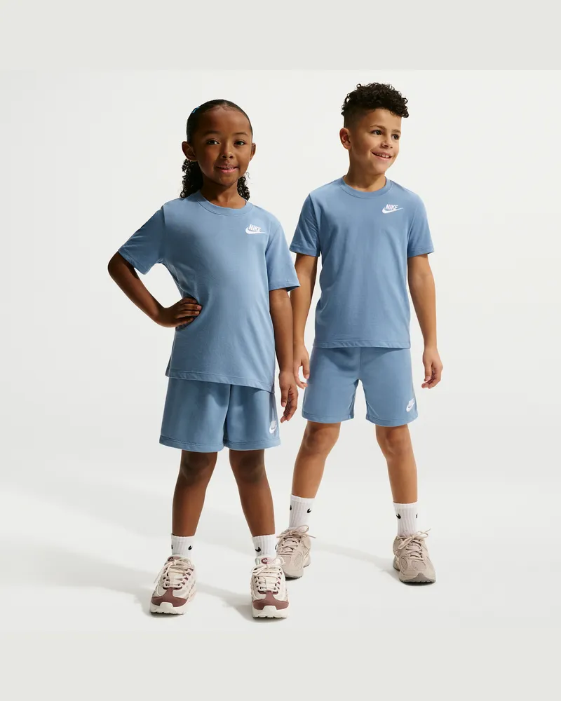 Nike Club 2-teiliges Strick-Shorts-Set für jüngere Kinder - Blau Blau