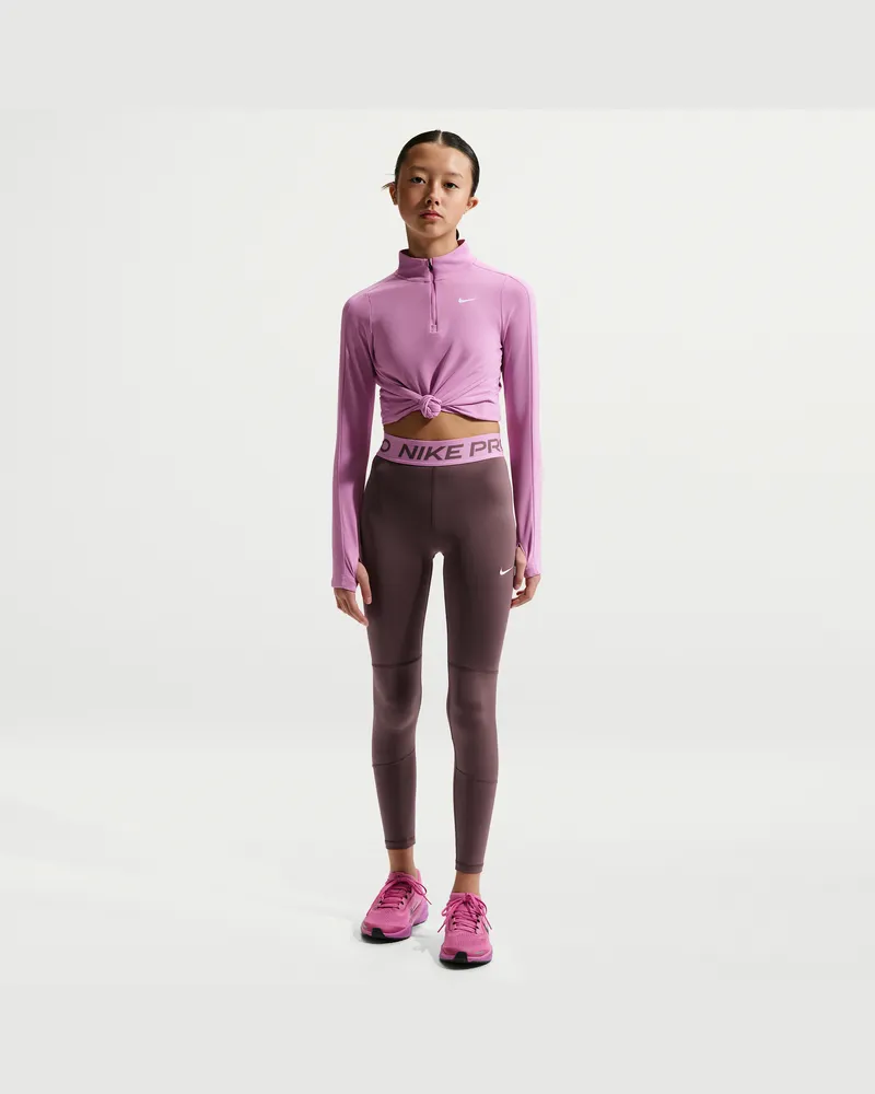 Nike Pro Dri-FIT Leggings für ältere Kinder (Mädchen) - Lila Lila