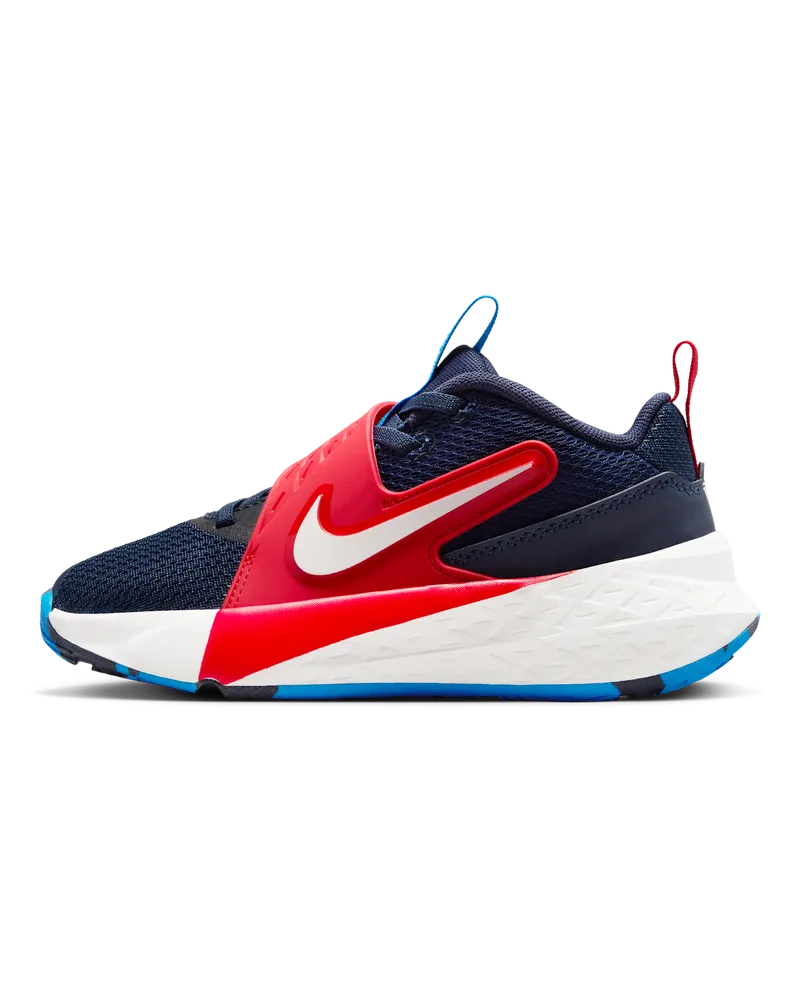 Nike Team Hustle D 12 Schuh (jüngere Kinder) - Blau Blau