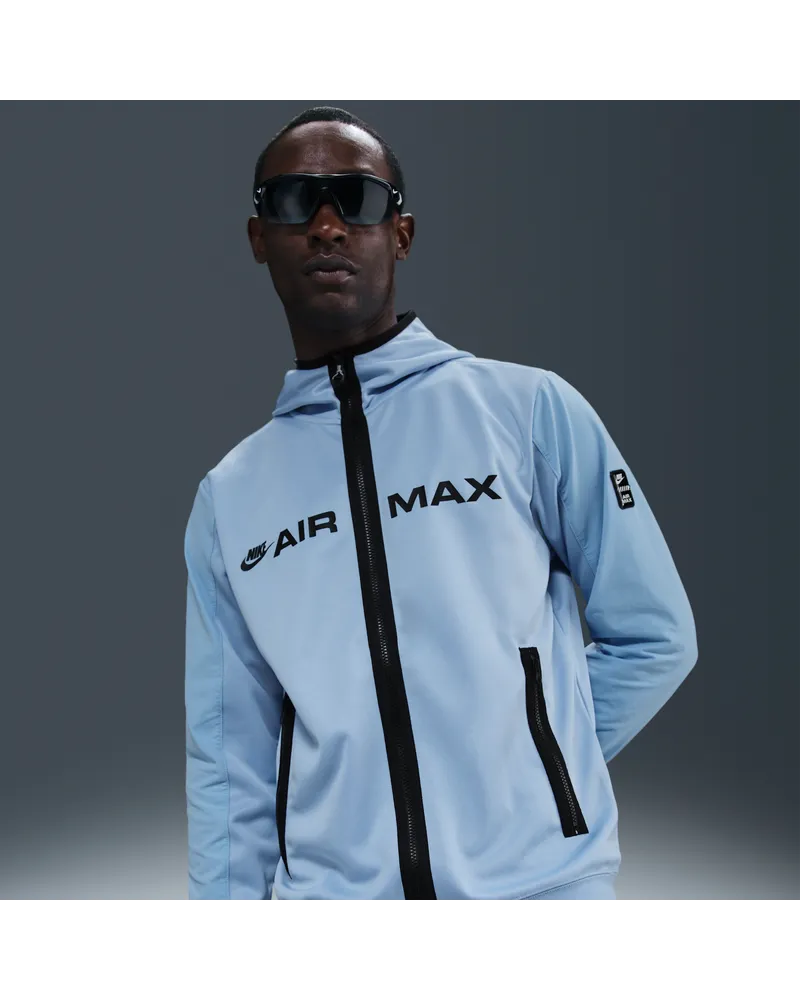 Nike Sportswear Air Max Herren-Hoodie mit durchgehendem Reißverschluss - Blau Blau