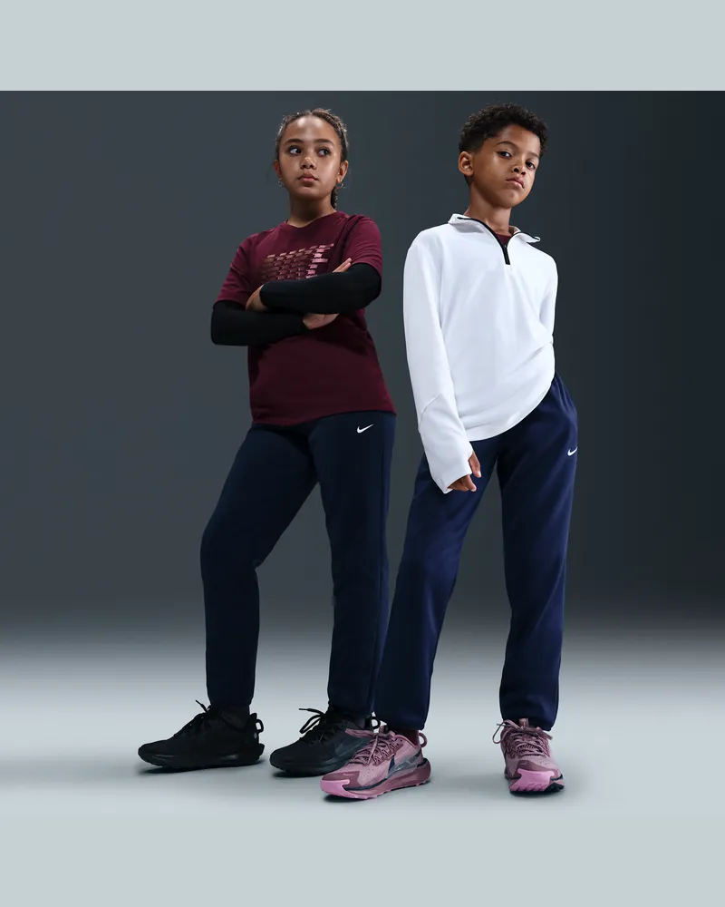Nike winterfeste Therma-FIT-Trainingshose (ältere Kinder) - Blau Blau