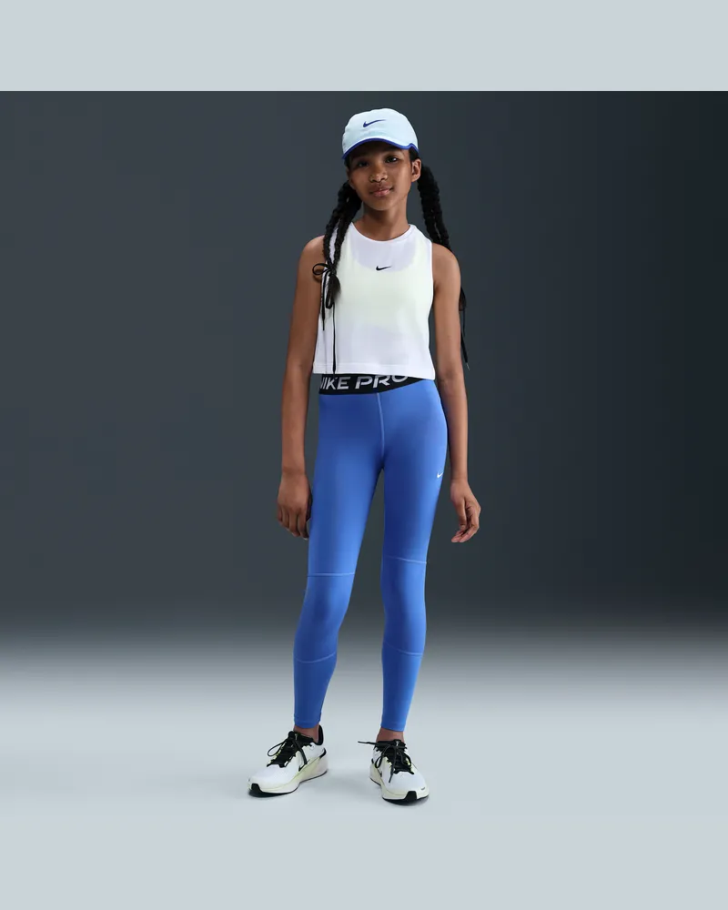 Nike Pro Dri-FIT Leggings für ältere Kinder (Mädchen) - Blau Blau