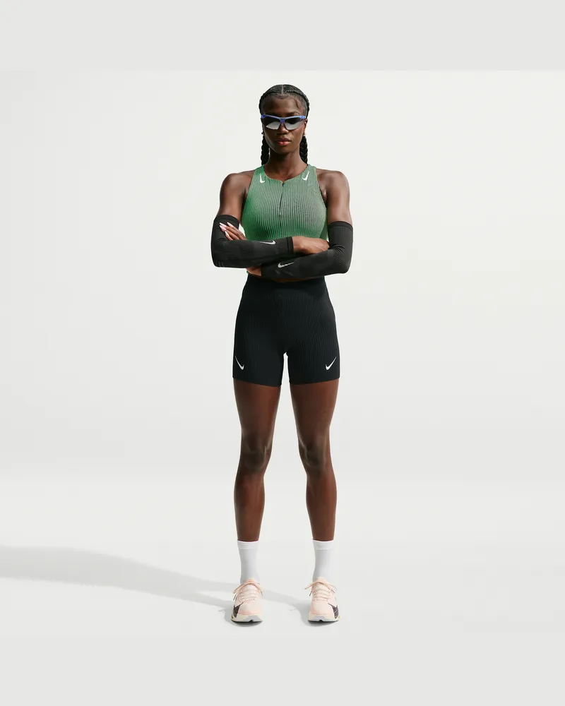 Nike AeroSwift Dri-FIT ADV Lauf-Tights für Damen - Schwarz Schwarz
