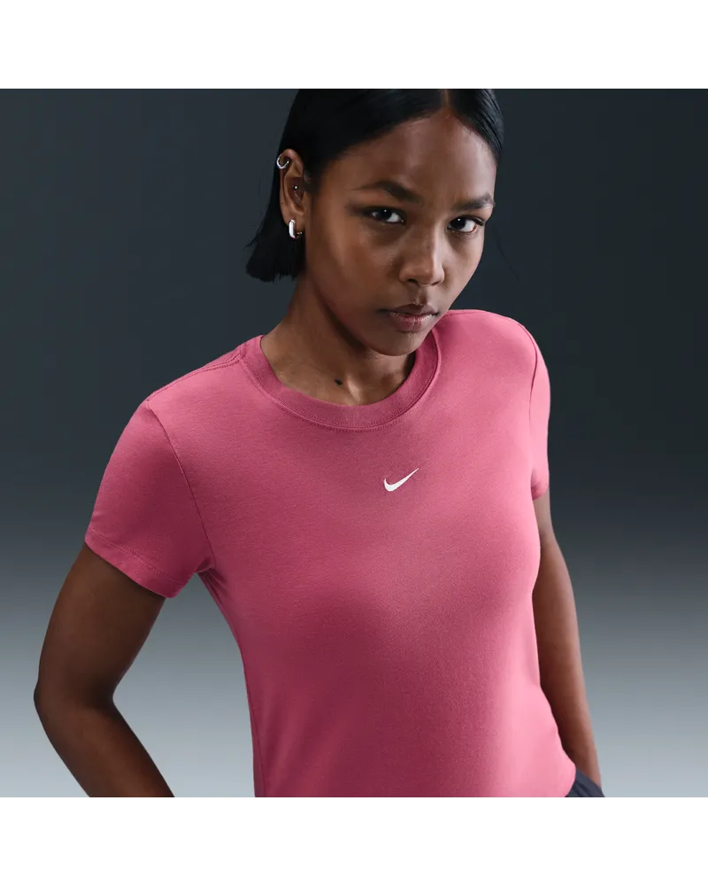 Nike Sportswear Chill Knit Damen-T-Shirt - Lila Lila