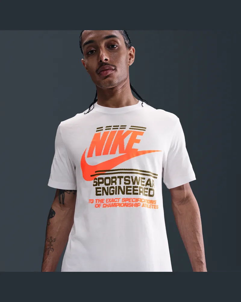 Nike Sportswear Herren-T-Shirt - Weiß Weiß