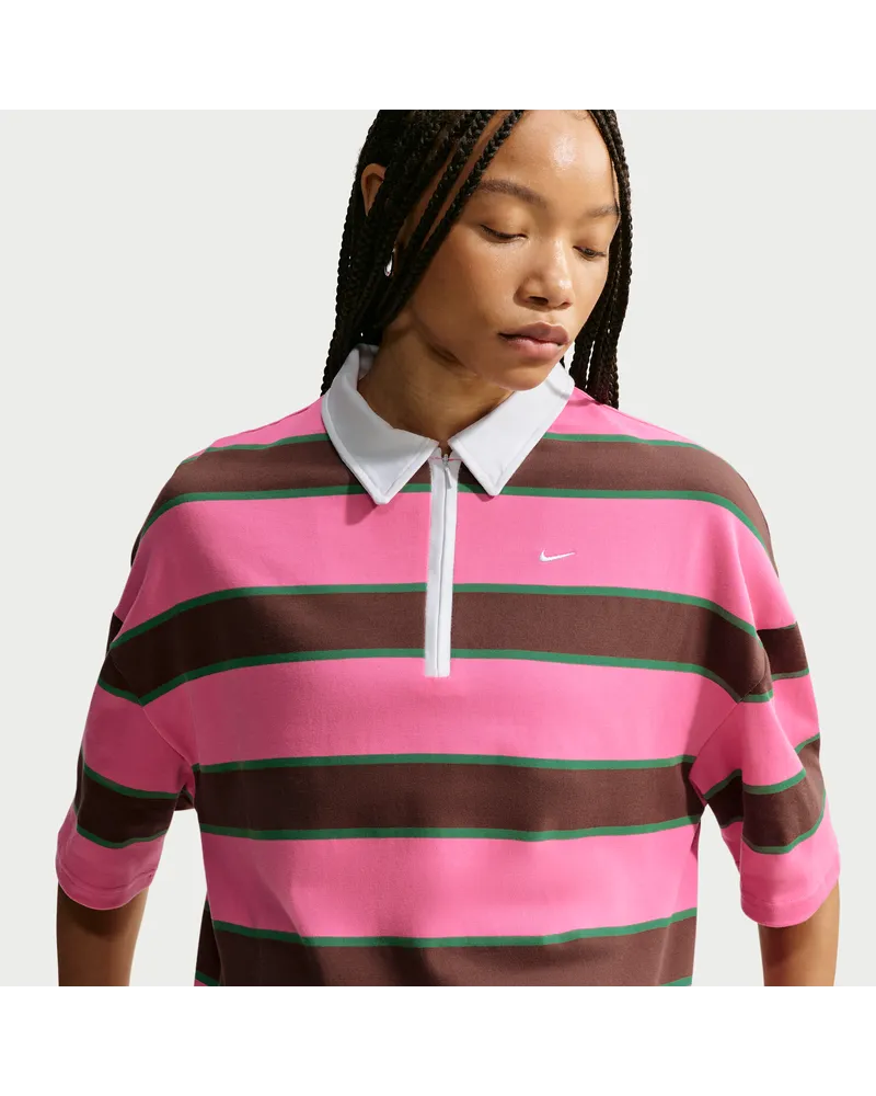 Nike Poloshirt für Damen - Pink Pink