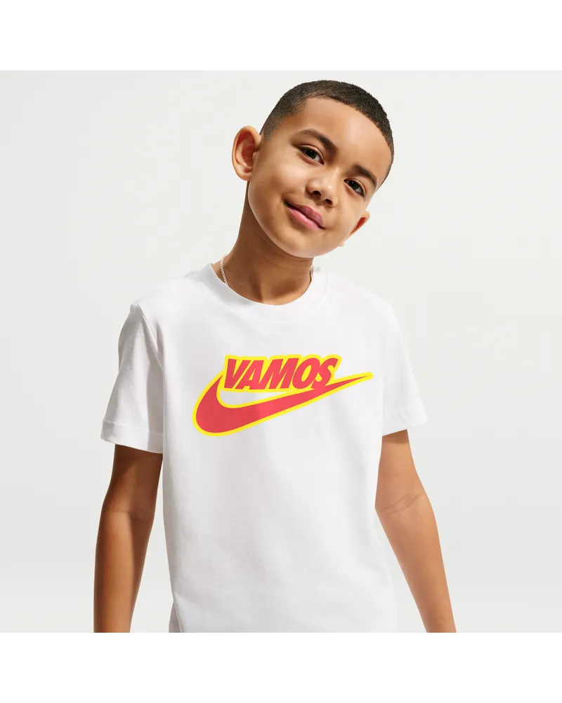 Nike Fußball-T-Shirt für ältere Kinder - Weiß Weiß