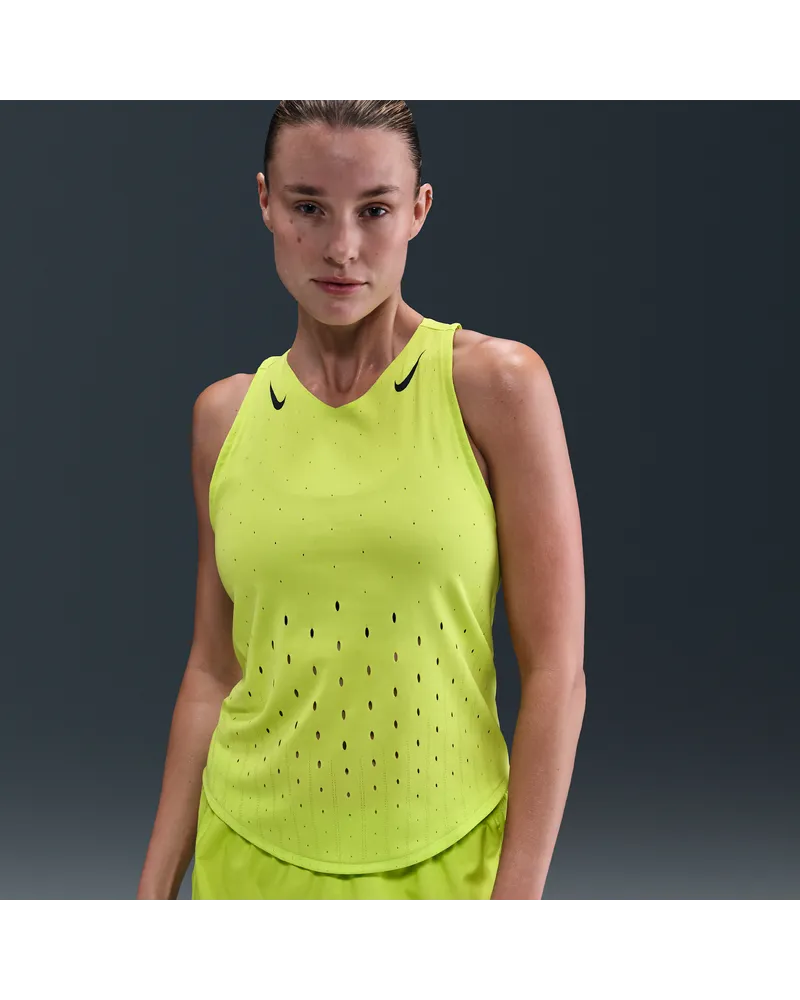 Nike AeroSwift Dri-FIT ADV Lauf-Singlet für Damen - Grün Grün