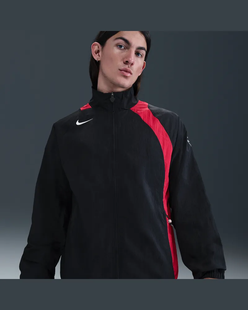 Nike Total 90 Fußball-Trainingsjacke mit Repel-Technologie (Herren) - Schwarz Schwarz