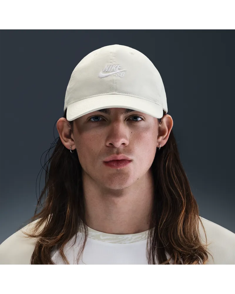 Nike SB Club unstrukturierte Skateboard-Cap - Grau Grau
