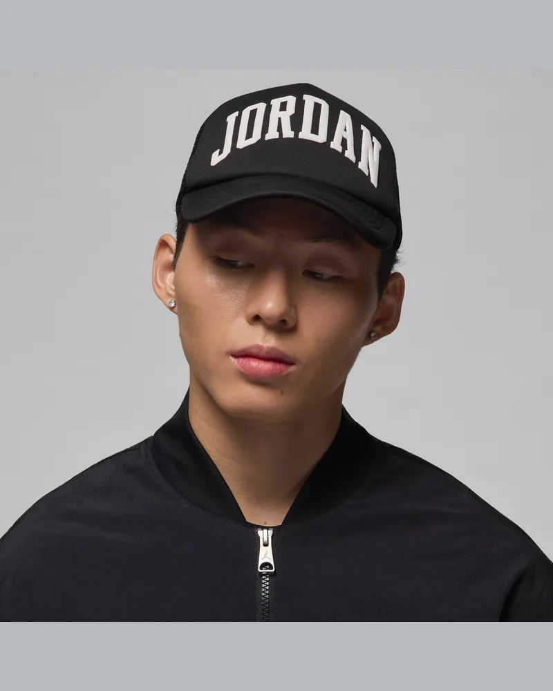 Jordan Trucker-Cap aus Schaumstoff für ältere Kinder - Schwarz Schwarz