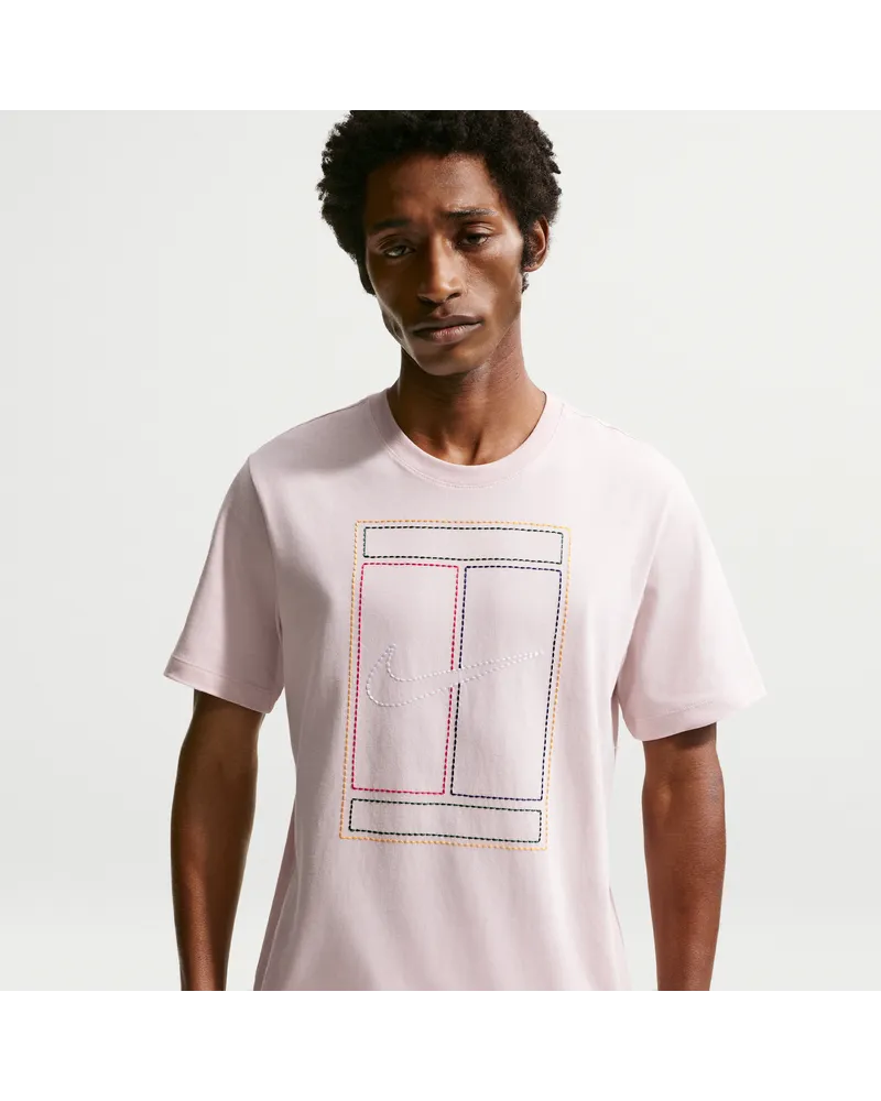 Nike Court Heritage Herren-T-Shirt - Pink Pink