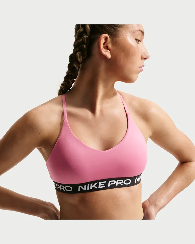 Nike Pro Indy Sport-BH (ältere Kinder, Mädchen) - Pink Pink