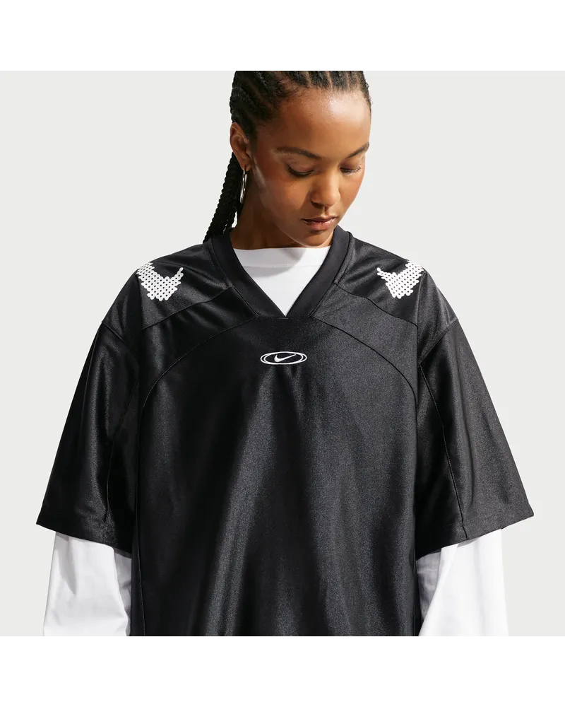 Nike Oversize-Jersey (Damen) - Schwarz Schwarz