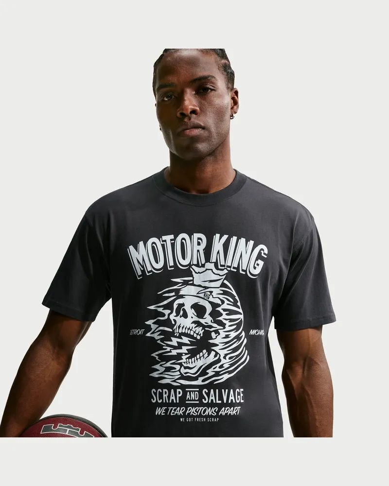 Nike LeBron "Motor King"  Basketball-T-Shirt (Herren) - Schwarz Schwarz