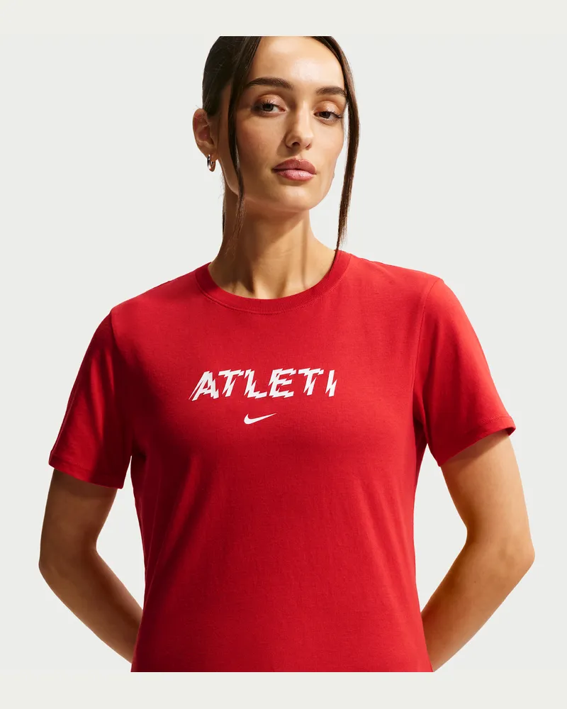 Nike Atlético Madrid  Fußball-T-Shirt (Damen) - Rot Rot
