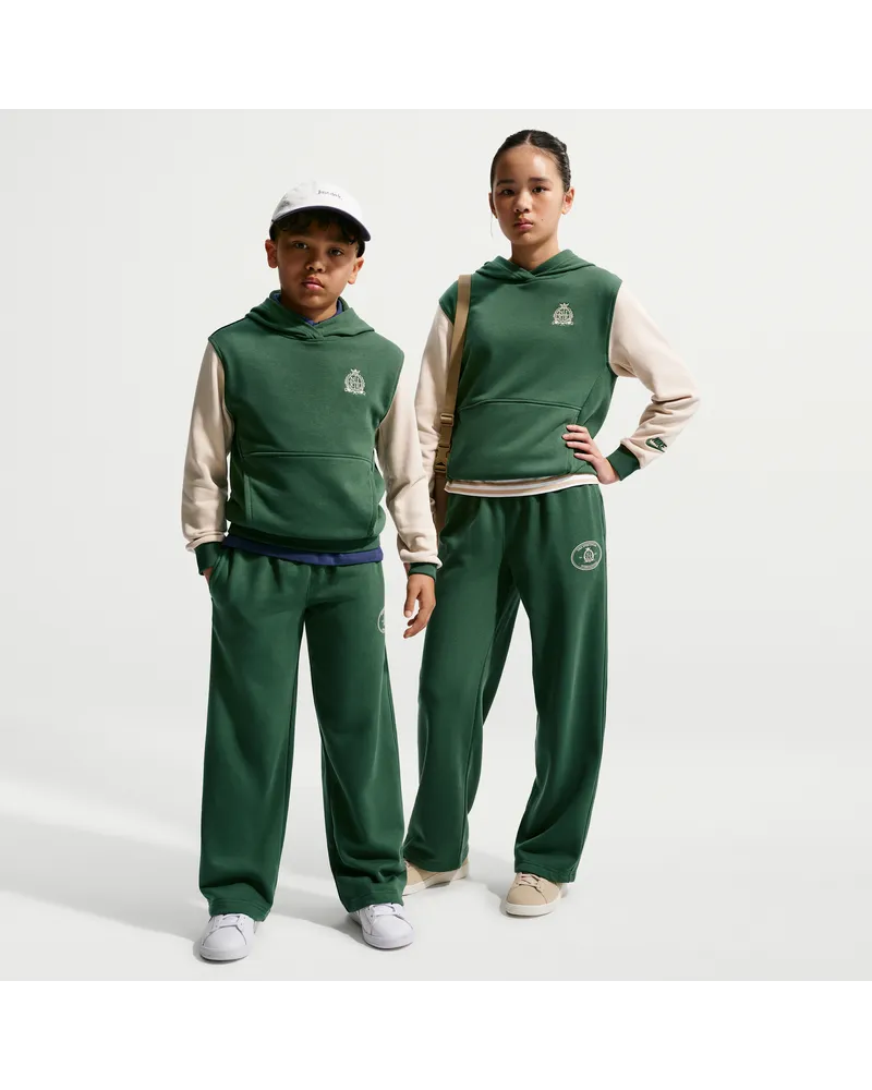 Nike Club French-Terry-Hose mit offenem Saum (ältere Kinder) - Grün Grün