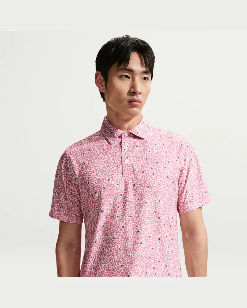 Nike Maßgeschneiderte Performance von  Dri-FIT Golf-Poloshirt (Herren) - Pink Pink