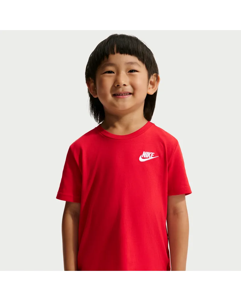 Nike besticktes Futura T-Shirt (Kleinkinder) - Rot Rot