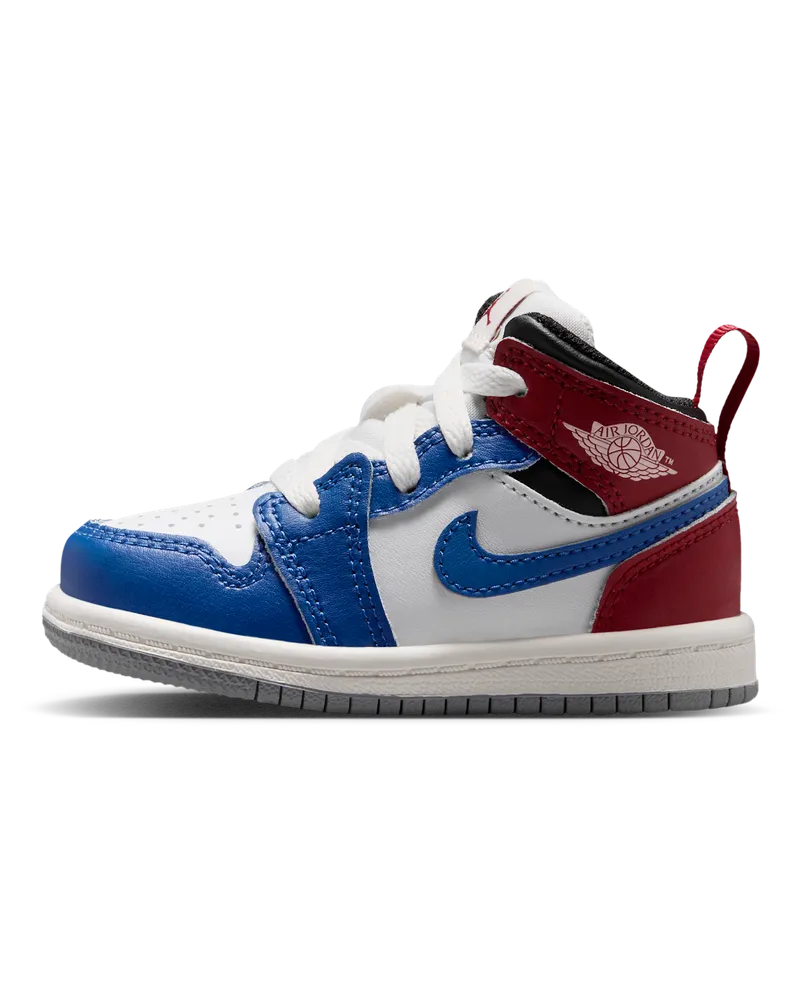 Jordan 1 Mid Schuh für Babys und Kleinkinder - Blau Blau