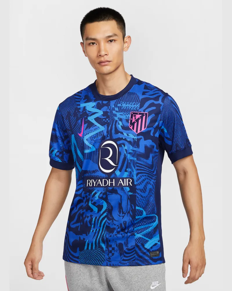 Nike Atlético Madrid 2024/25 Stadium Home  Replika-Fußballtrikot mit Dri-FIT-Technologie (Herren) - Blau Blau