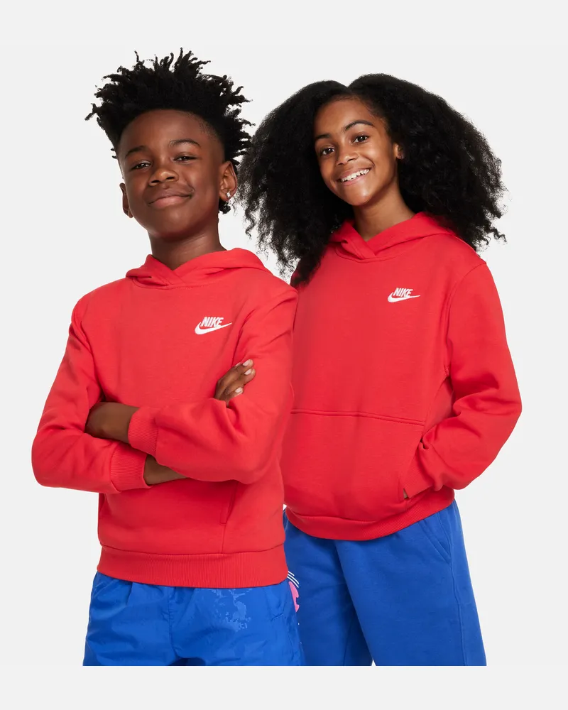 Nike Club Fleece Hoodie für ältere Kinder - Rot Rot