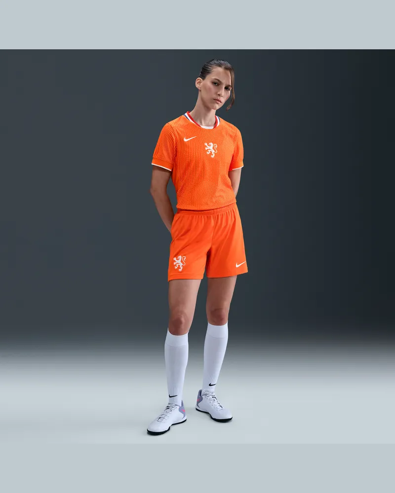 Nike Niederlande 2025/26 Stadium Home  Replika-Fußballshorts mit Dri-FIT-Technologie (Damen) - Orange Orange