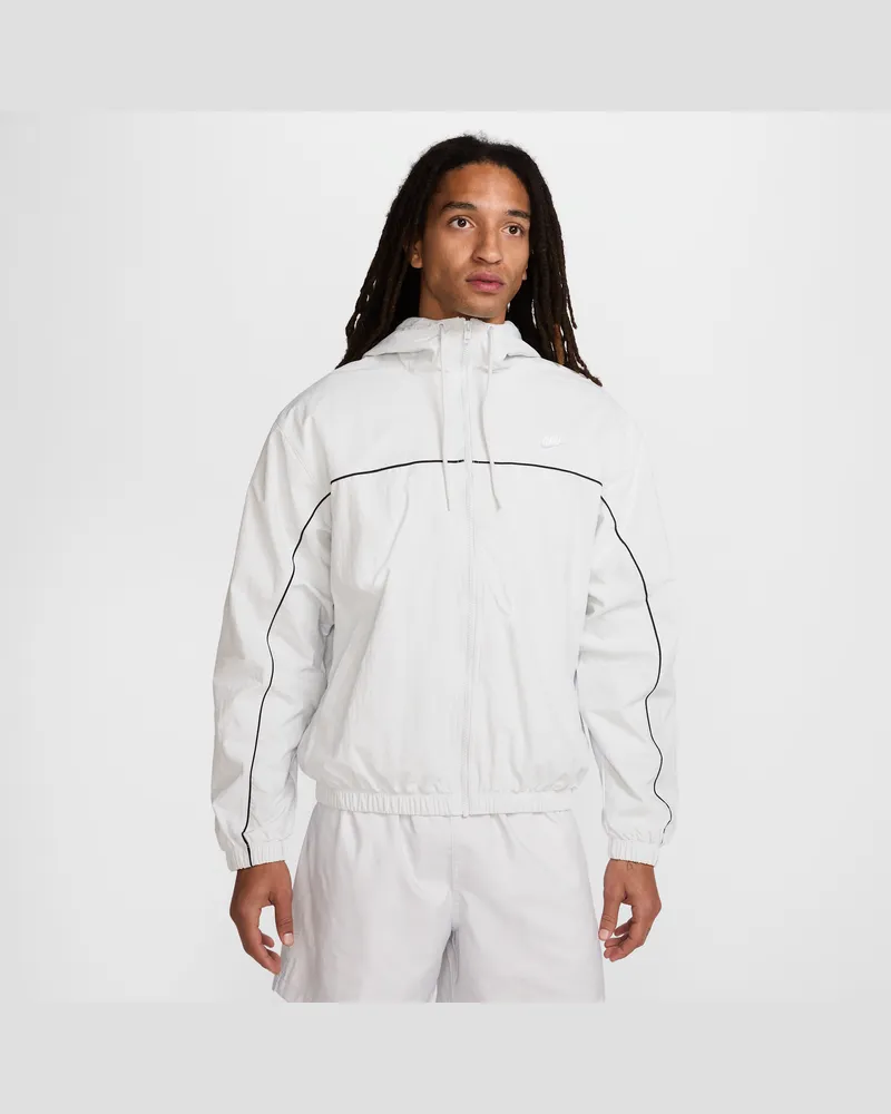 Nike Club Jacke mit Kapuze (Herren) - Grau Grau