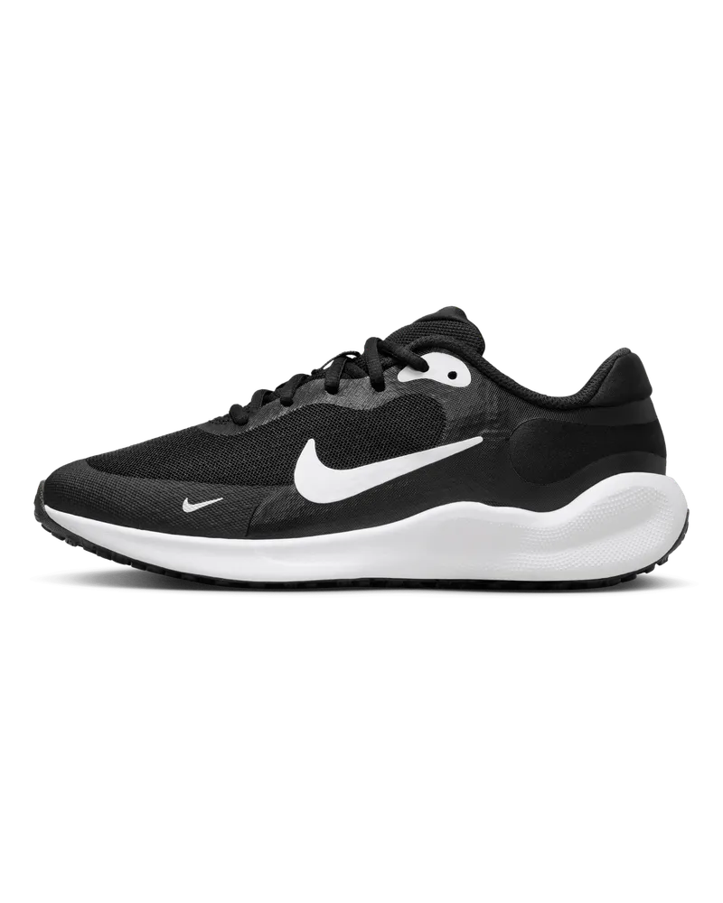 Nike Revolution 7 Straßenlaufschuh (ältere Kinder) - Schwarz Schwarz