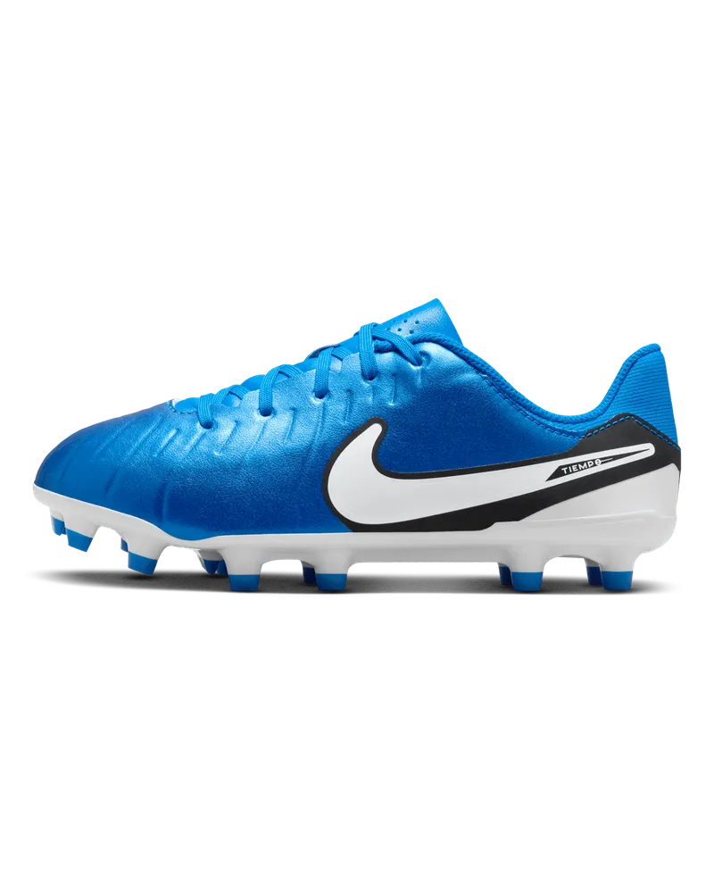 Nike Jr. Tiempo Legend 10 Academy Low Top Fußballschuh für verschiedene Böden für jüngere/ältere Kinder - Blau Blau