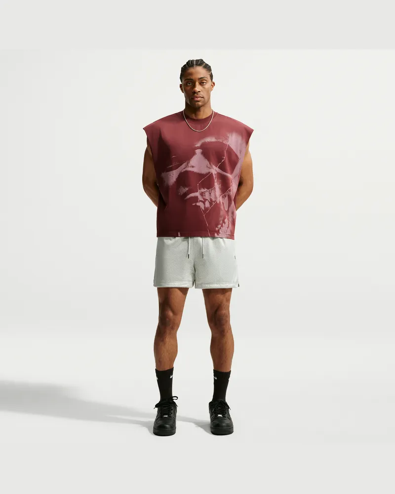 Nike Ja Standard Issue Mesh-Basketballshorts für Herren (ca. 13 cm) - Grau Grau