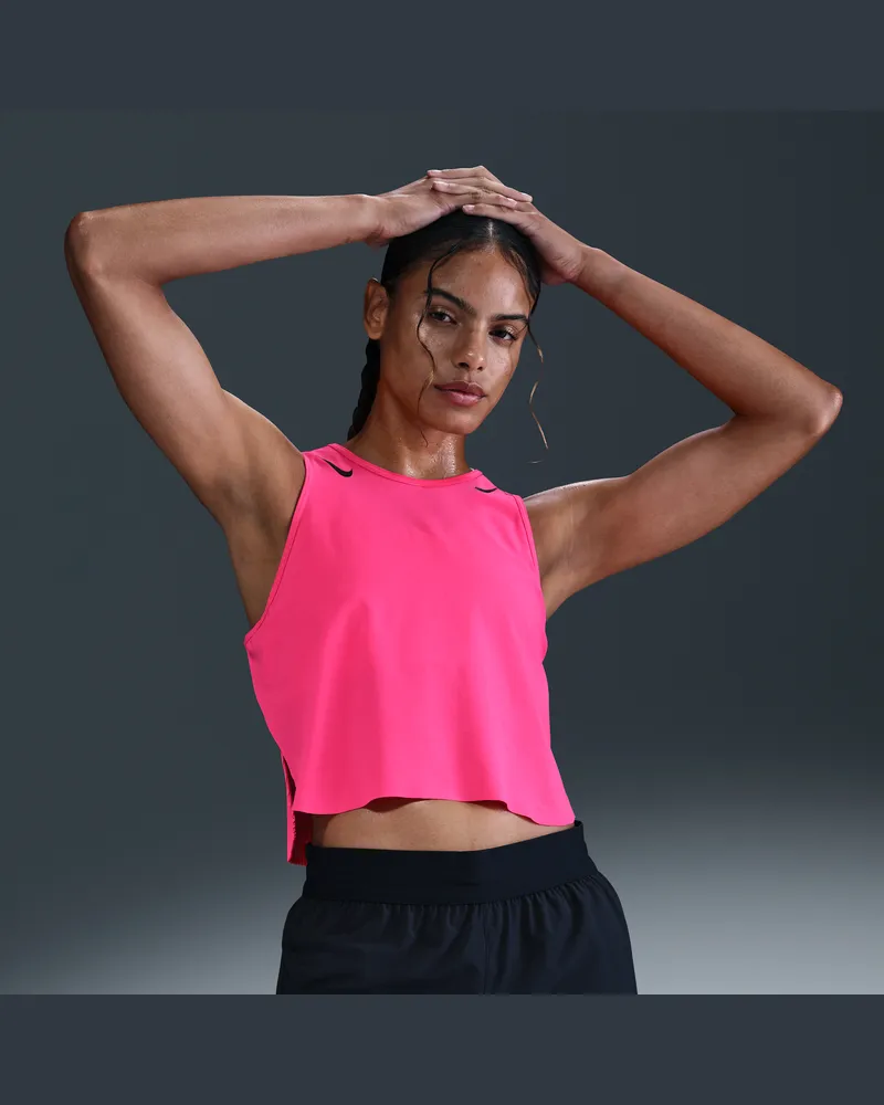 Nike AeroSwift Dri-FIT-ADV-Lauf-Tanktop im Crop-Design für Damen - Pink Pink
