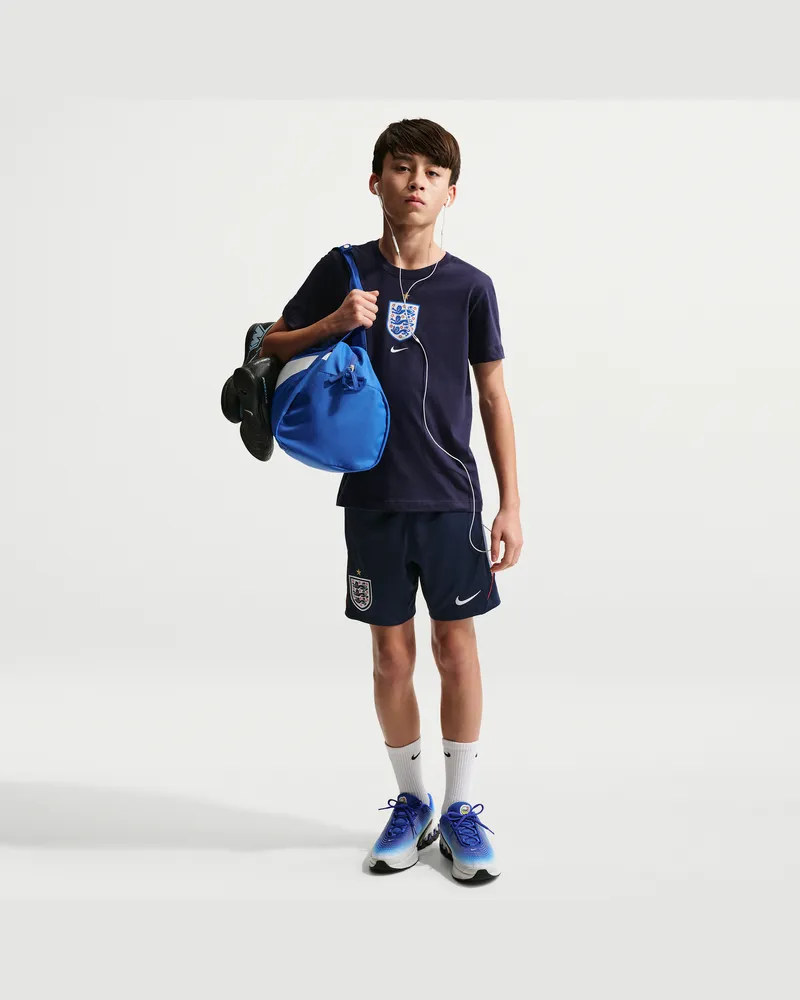 Nike England Strike  Dri-FIT Strick-Fußballshorts für ältere Kinder - Blau Blau