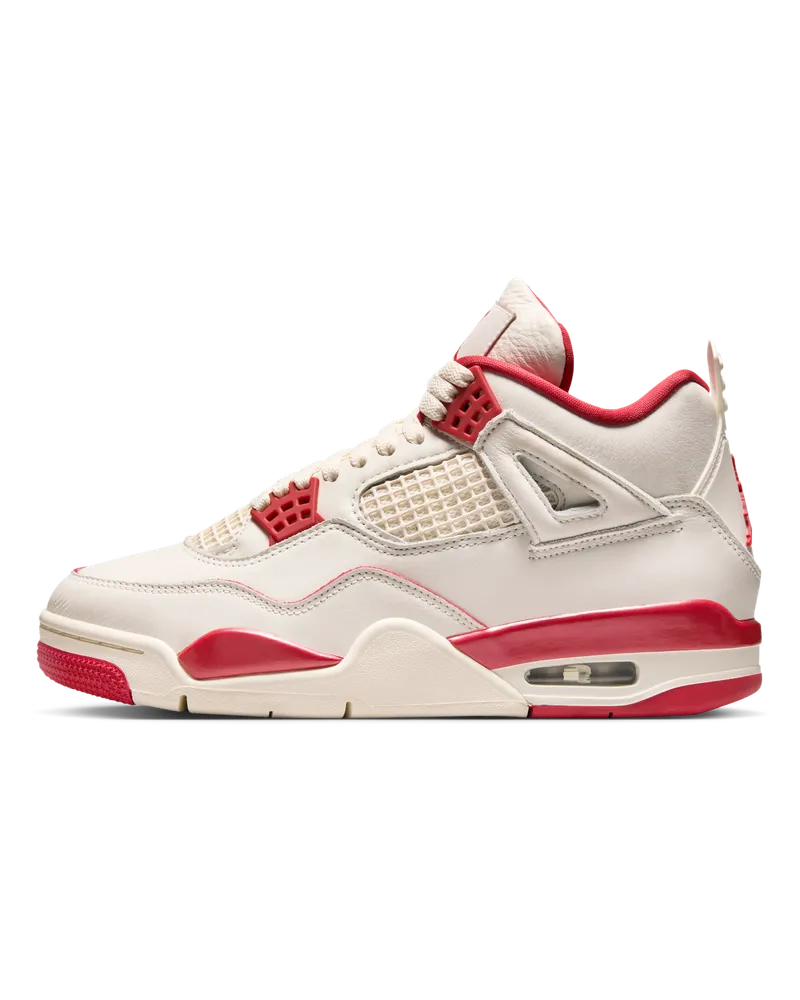 Jordan Air  4 Retro "Pale Ivory and Tough Red" Damenschuhe - Braun Braun