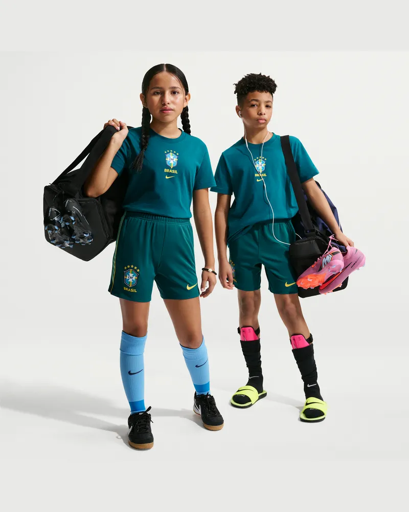 Nike Brasilien Academy Pro  Dri-FIT Fußballshorts (ältere Kinder) - Grün Grün