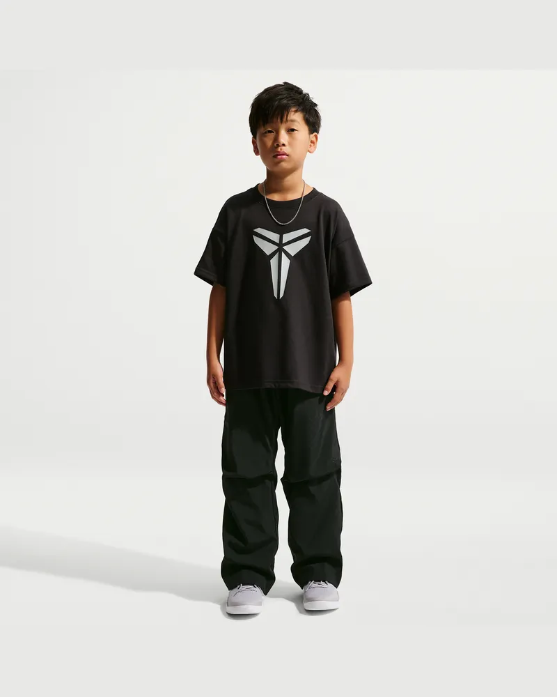 Nike Kobe gewebte Basketballhose (ältere Kinder) - Schwarz Schwarz