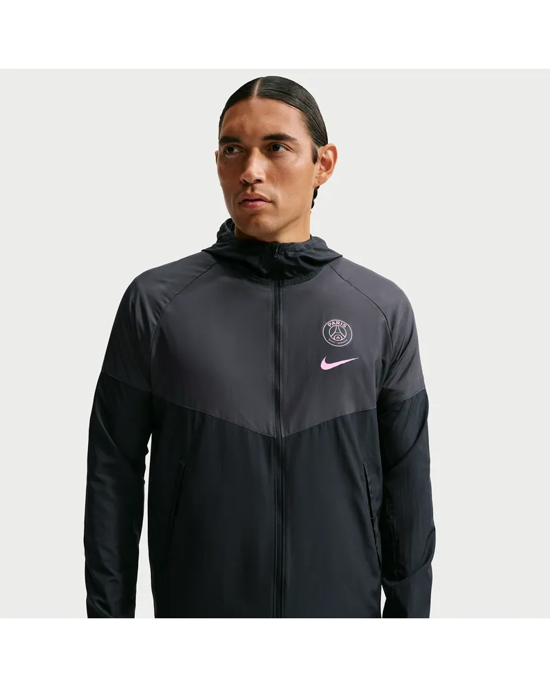 Nike Paris Saint-Germain City Side Herren-Fußballjacke - Schwarz Schwarz