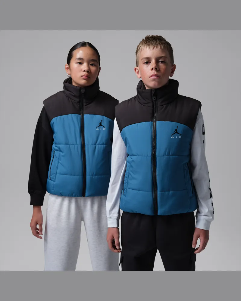 Jordan Puffer-Weste für ältere Kinder - Blau Blau