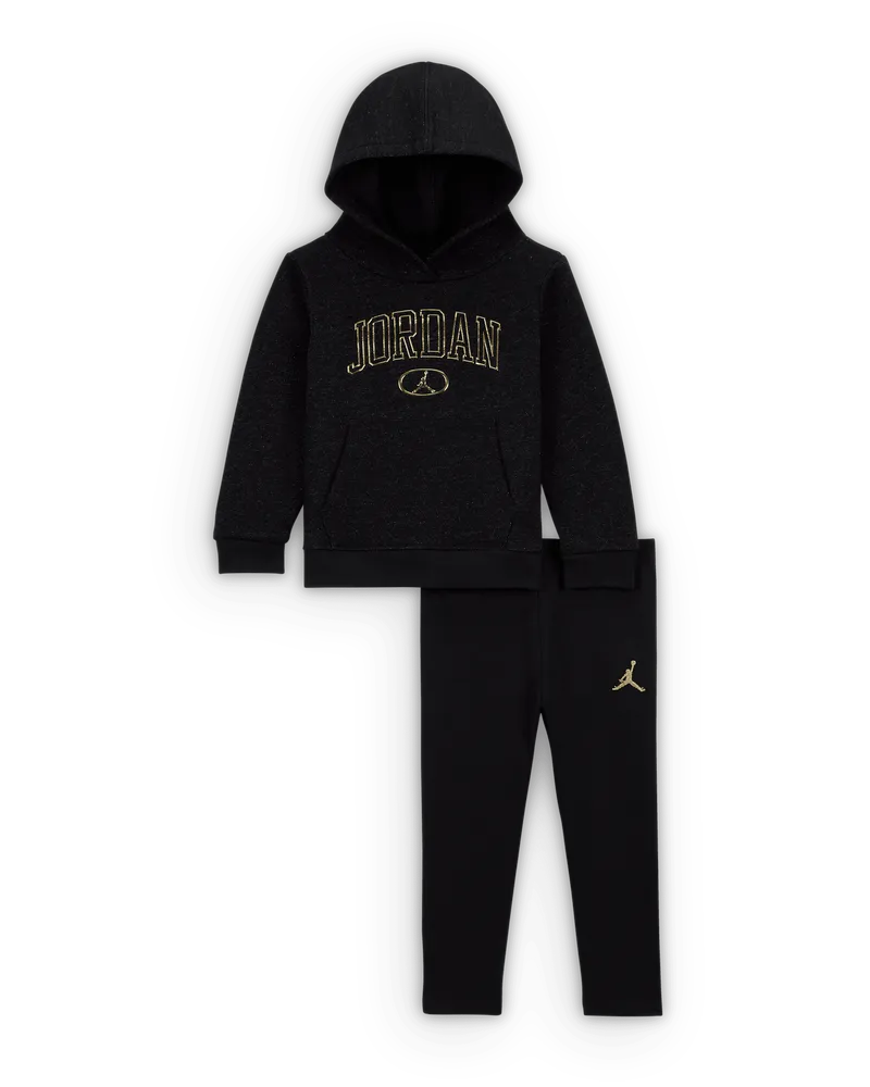 Jordan Dri-FIT "See Me Shine" zweiteiliges Leggings-Set (Babys, 12–24 M) - Schwarz Schwarz