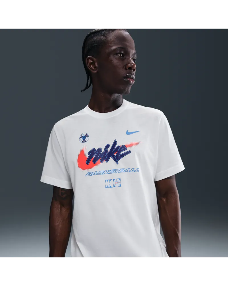 Nike Basketball-T-Shirt (Herren) - Weiß Weiß