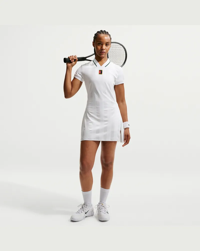 Nike Court Slam Dri-FIT Tenniskleid (Damen) - Weiß Weiß