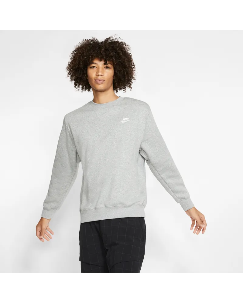 Nike Club Fleece Herren-Rundhalsshirt - Grau Grau