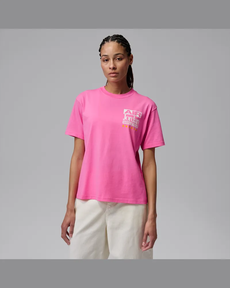 Jordan Flight Girlfriend-T-Shirt (Damen) - Pink Pink