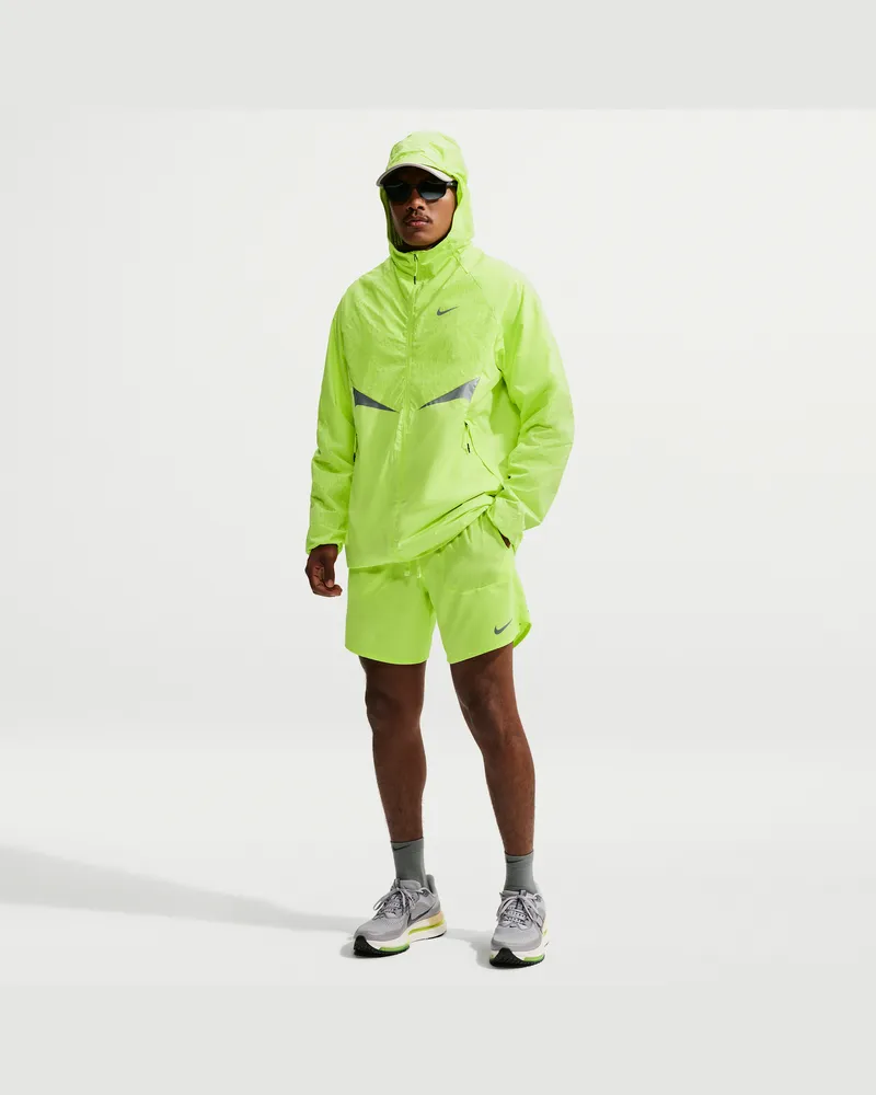 Nike Stride Dri-FIT-Laufshorts mit Futter (ca. 18 cm) (Herren) - Gelb Gelb