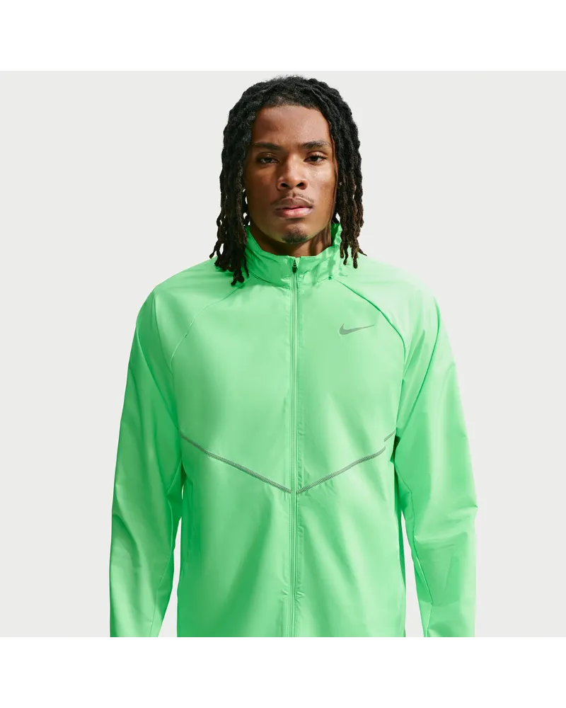 Nike Miler Repel Laufjacke mit UV-Schutz (Herren) - Grün Grün