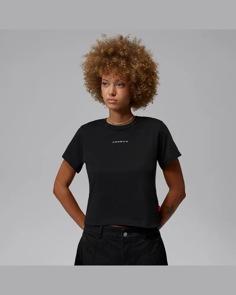 Jordan Women-T-Shirt - Schwarz Schwarz