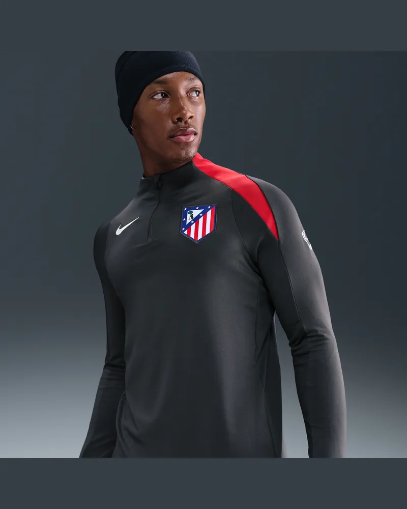 Nike Atlético Madrid Strike Third  Dri-FIT Total 90 Fußball-Drill-Oberteil aus Strickmaterial (Herren) - Grau Grau